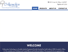 Tablet Screenshot of orthomotiontech.com